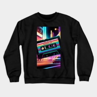 80s nostalgia cassette Crewneck Sweatshirt